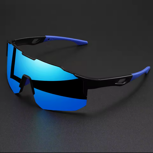 3 sets of oversized Colorful Sports Sunglasses - Wraparound Design, UV400 Unisex Comfort Fit for Cycling, Hiking & Outdoor