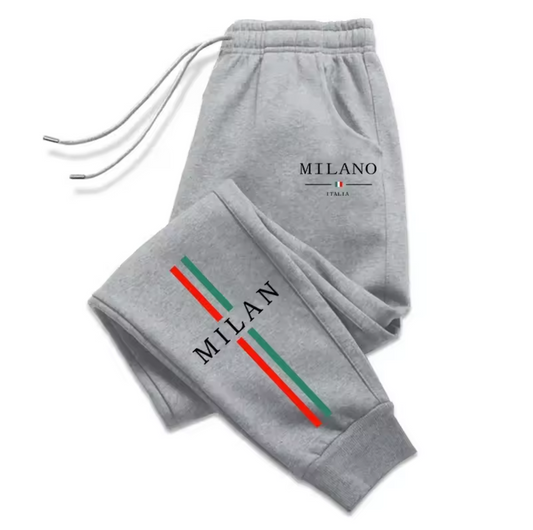 Milan City Printed Jogger Pants Men/Women Autumn,Winter High Quality Outdoor Running Pants