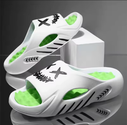 Unisex Massage Slides Indoor and Outdoor Slides, Casual Shoes Comfortable Soles