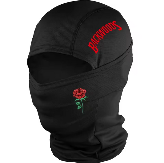 3 sets of rose Backwoods printed balaclava/skimask windproof dustproof breathable - unisex outdoor sports full face mask