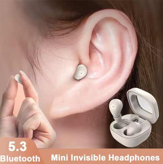 Mini Sleep Headphones Wireless Bluetooth Headset HiFi Stereo Invisible Earbuds Hidden In Ear Sports Earphones For Smartphone