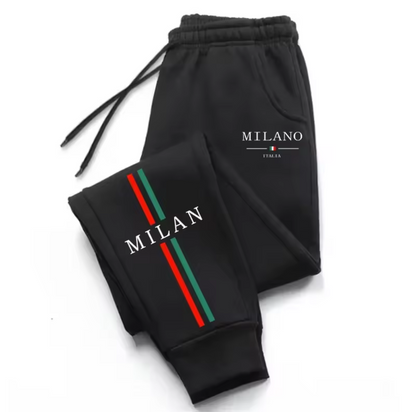 Milan City Printed Jogger Pants Men/Women Autumn,Winter High Quality Outdoor Running Pants