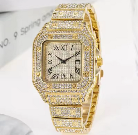Luxury Men/Women Wrist Watch Gold,Rose,Silver Coloring