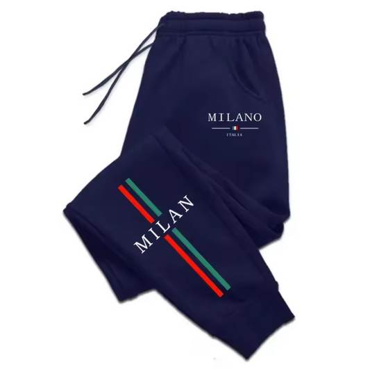 Milan City Printed Jogger Pants Men/Women Autumn,Winter High Quality Outdoor Running Pants