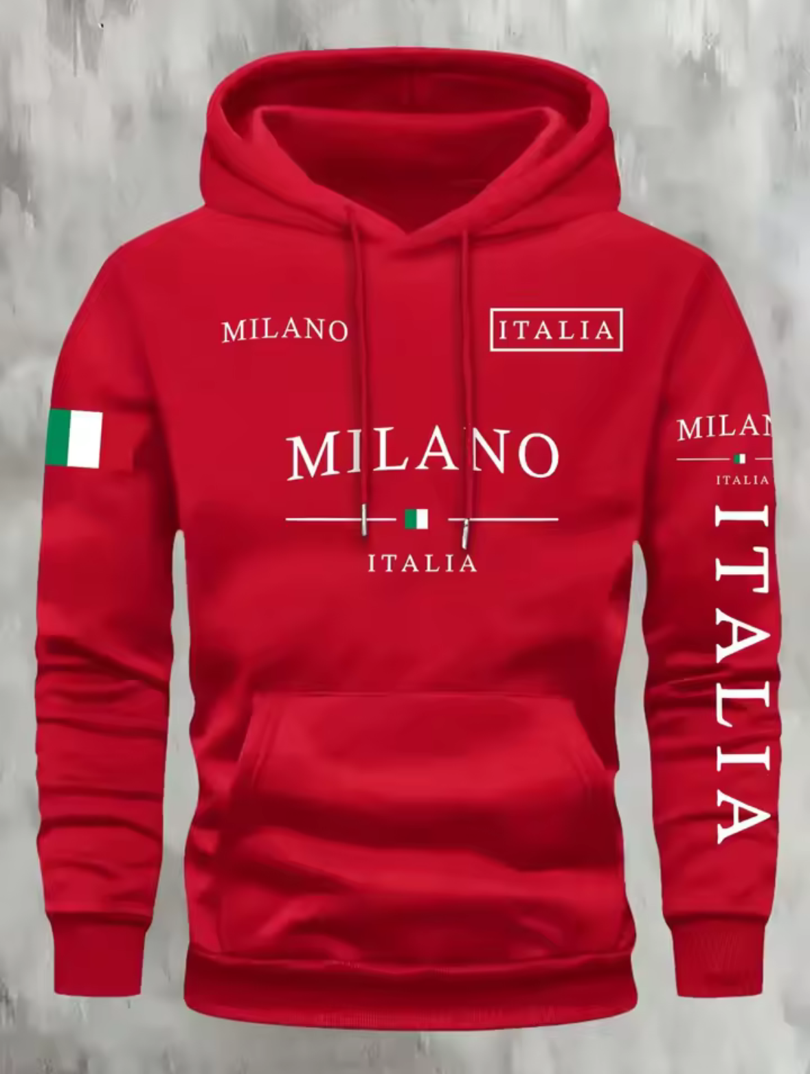 ITALIA MILANO Men/Women Outdoor Street Casual Hoodie