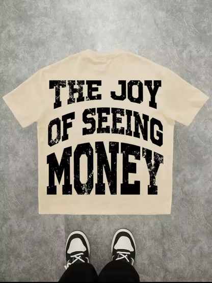 The Joy of Seeing Money Men’s 3D Graphic T-Shirt