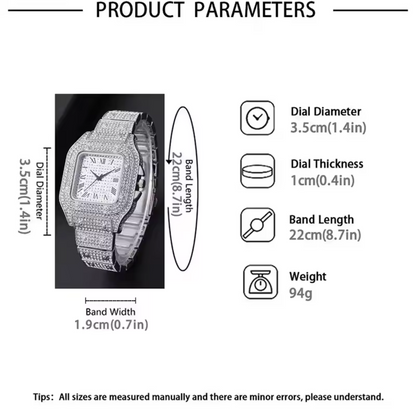 Luxury Men/Women Wrist Watch Gold,Rose,Silver Coloring